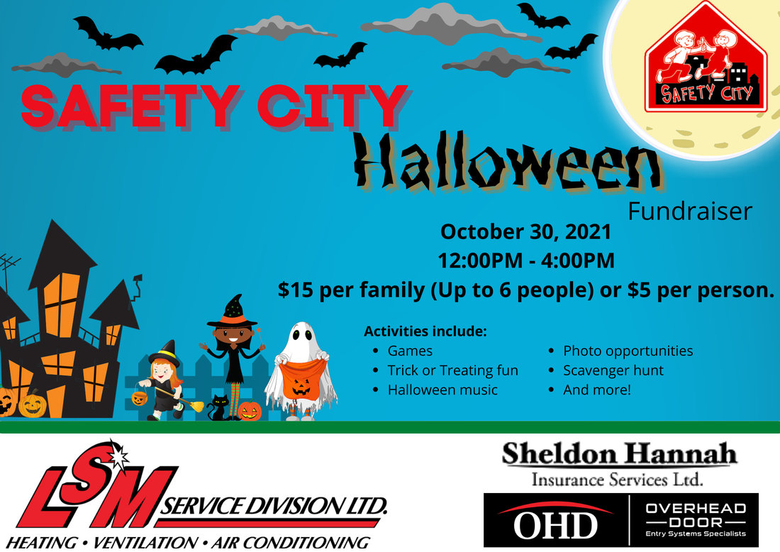 Safety City Halloween Banner, Grande Prairie